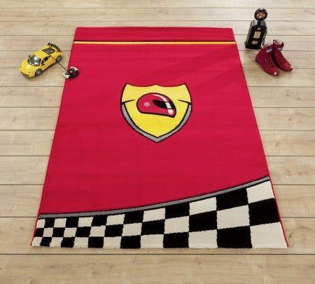 Cilek Champion Kinderteppich 133×190 cm – Rennfahrer Design