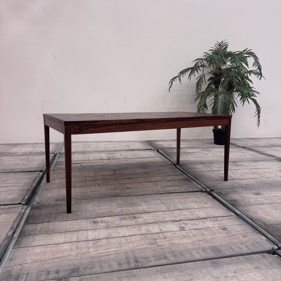 Dänischer Couchtisch Palisander Fliesen Vintage Mid-Century Tisch Gebraucht
