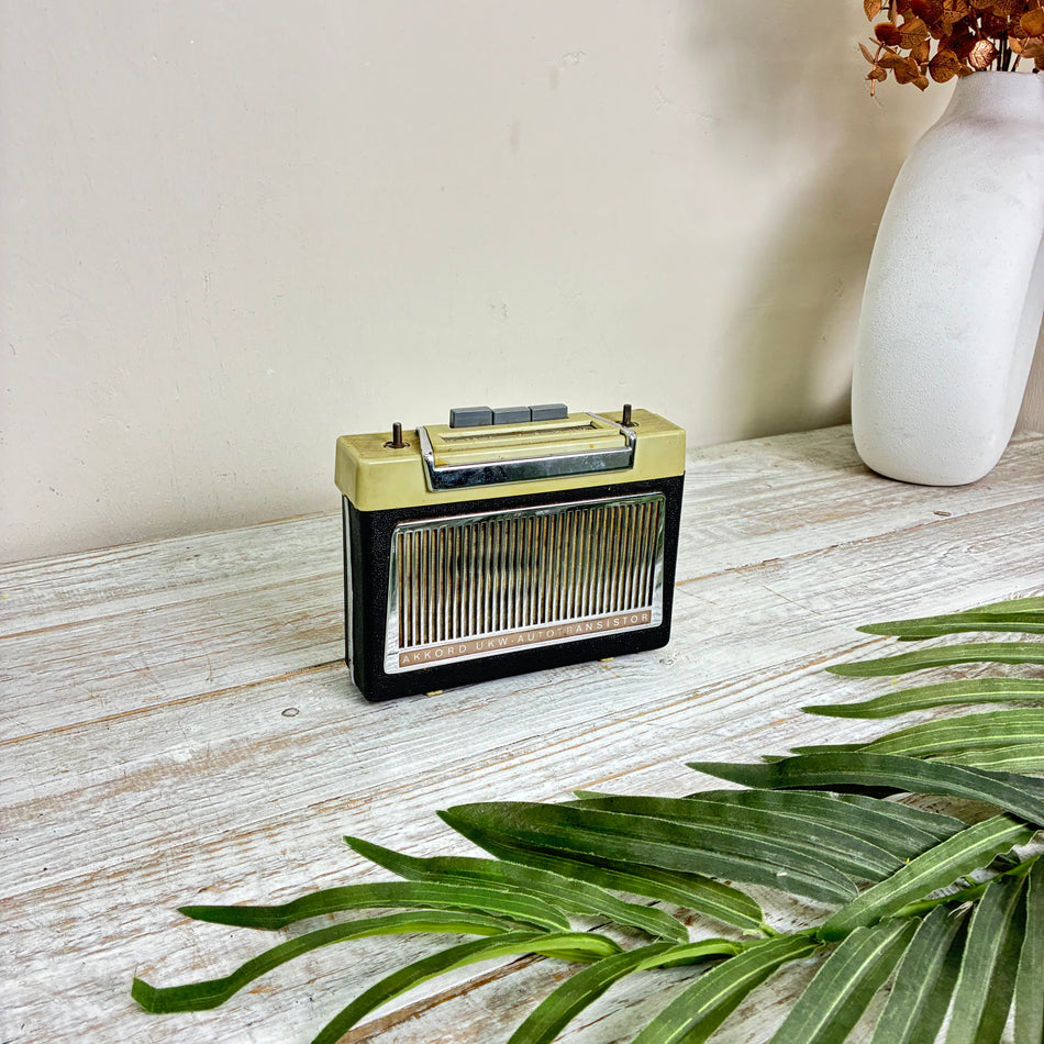 Vintage Kofferradio Transistorradio Tragbares Radio 1960er Jahre Deko Gebraucht