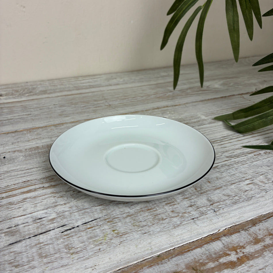 Seltmann Weiden Lido Kombi-Untertasse 14,5 cm Black Line