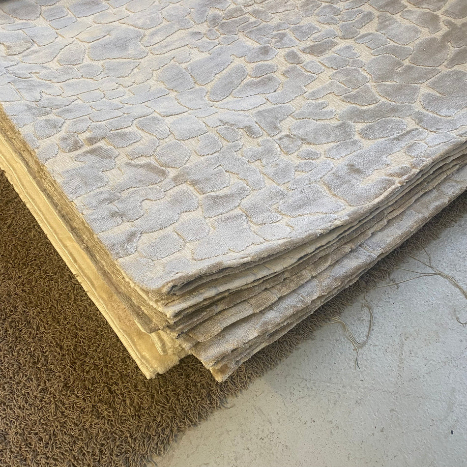 Teppich Creme Grau Steinoptik – Neuware – 120 x 180cm