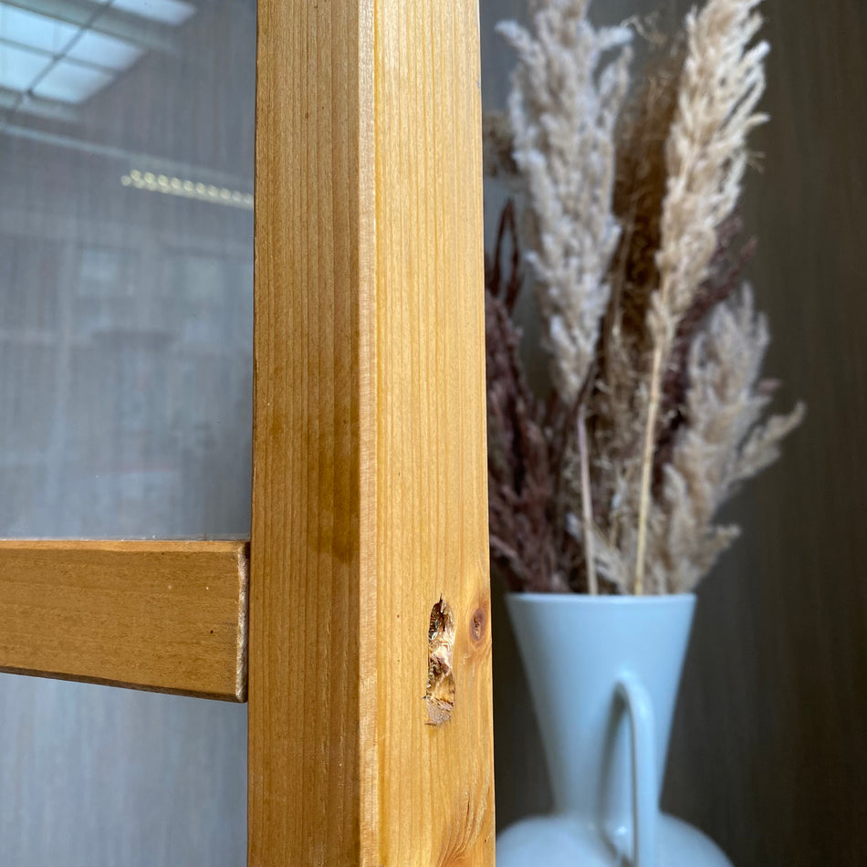 Hygieneschutz Trennwand gebraucht braun Holz