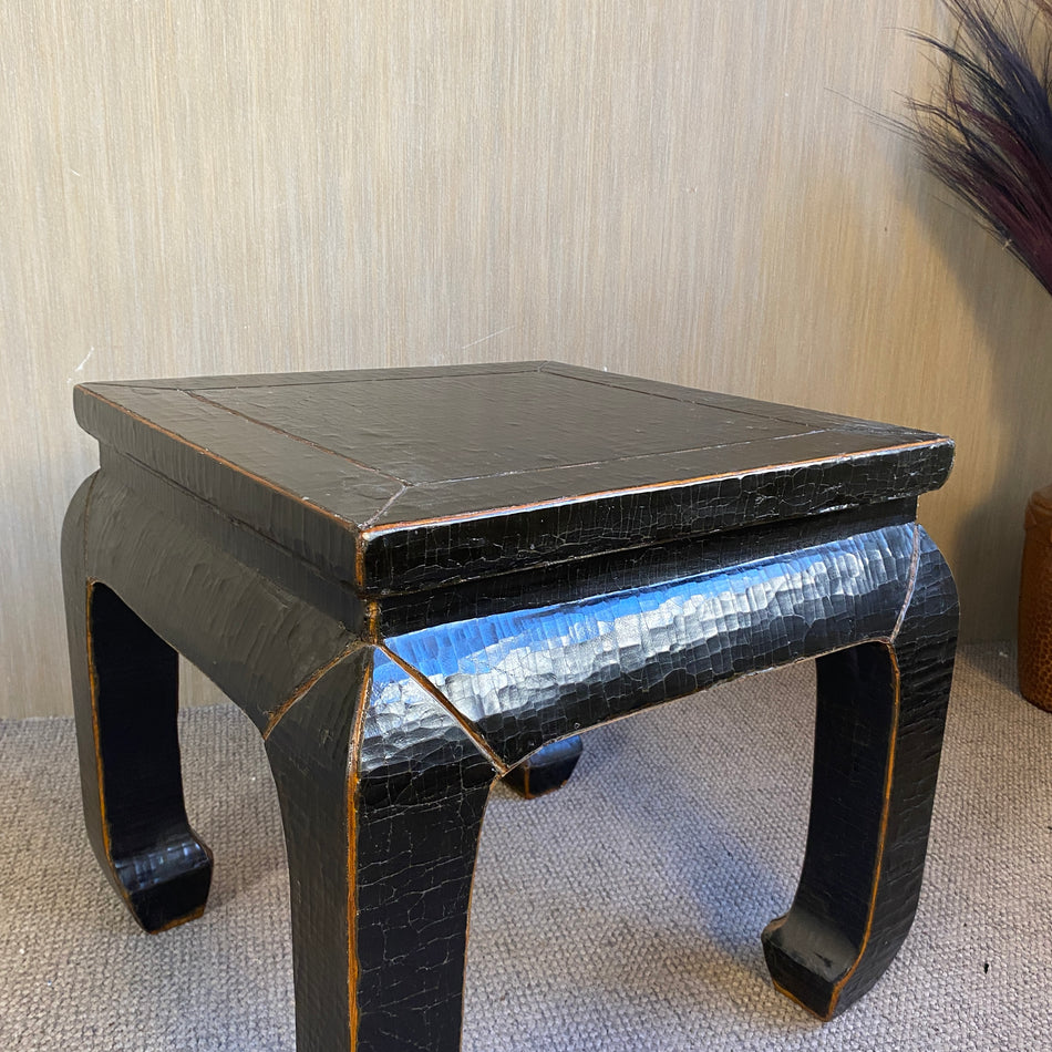 Beistelltisch antik schwarz Holz Tisch asiatischer Stil