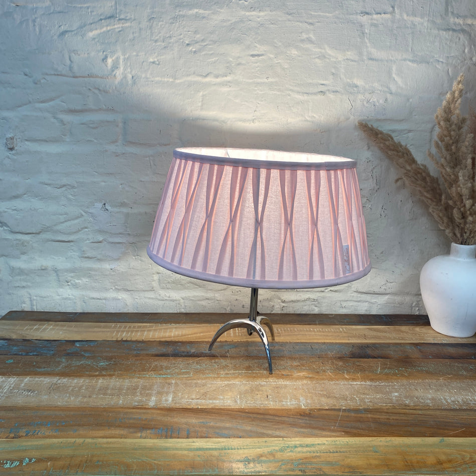 Lampenschirm Riva Drum rosa 45 cm Deko
