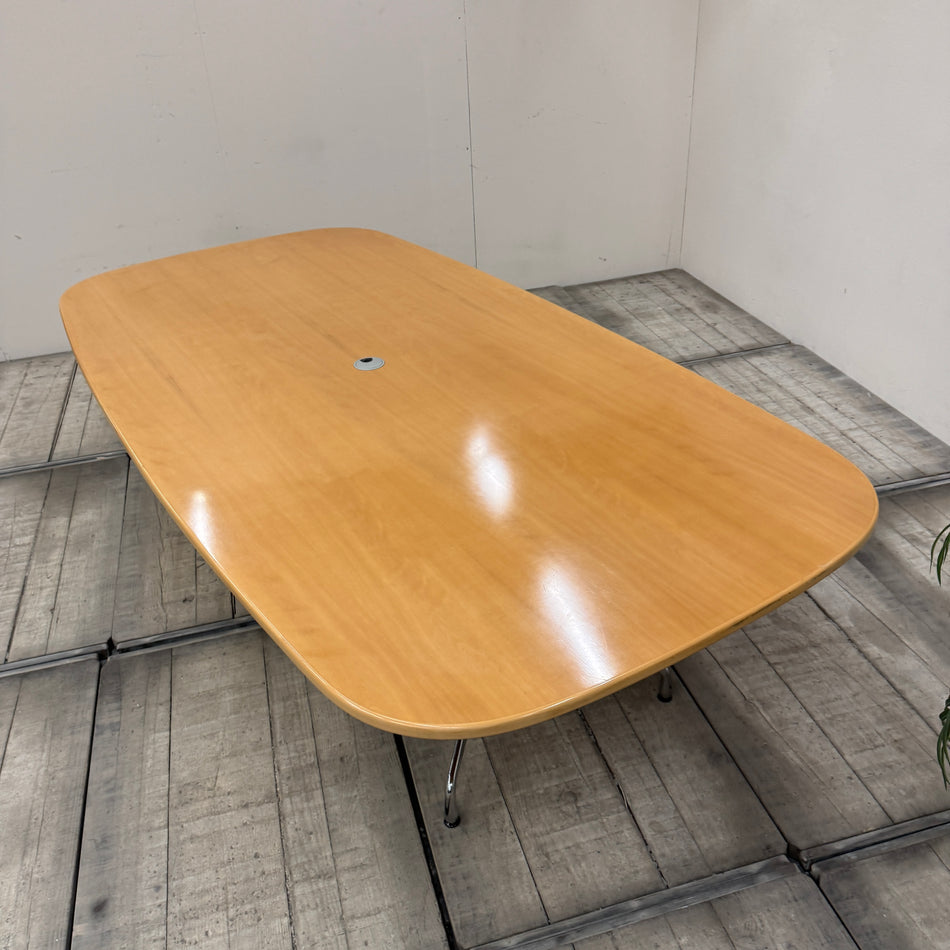 Vitra Eames Segmented Table Konferenztisch Eiche Bootsform 275cm Design Tisch Gebraucht