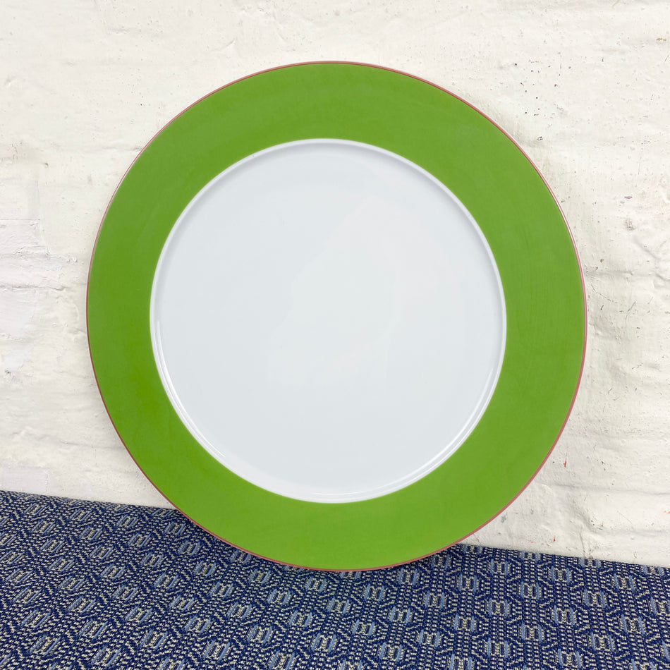 Grand Hotel Heiligendamm Teller weiß grün Porzellan 33cm