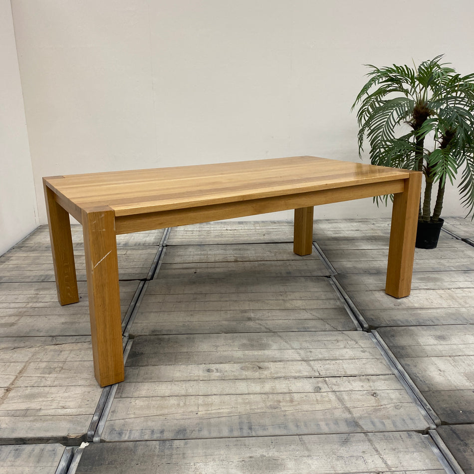 Esstisch braun Buche Massiv Holz Tisch 180x100 Gebraucht