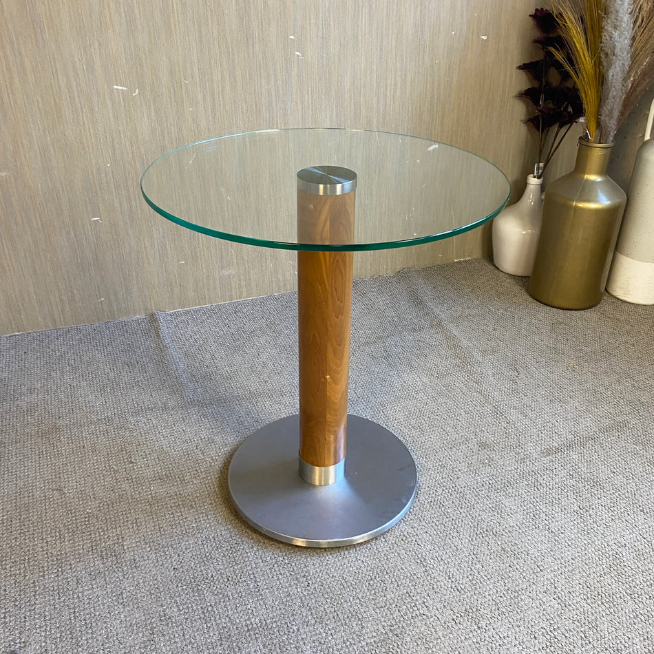 Beistelltisch gebraucht Glas Tisch Holz