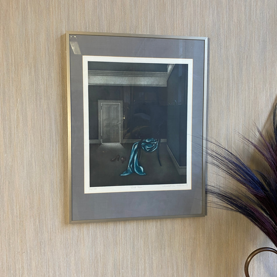 Elisabeth von Holleben Dark Mode Kunst Wandbild schwarz Rahmen