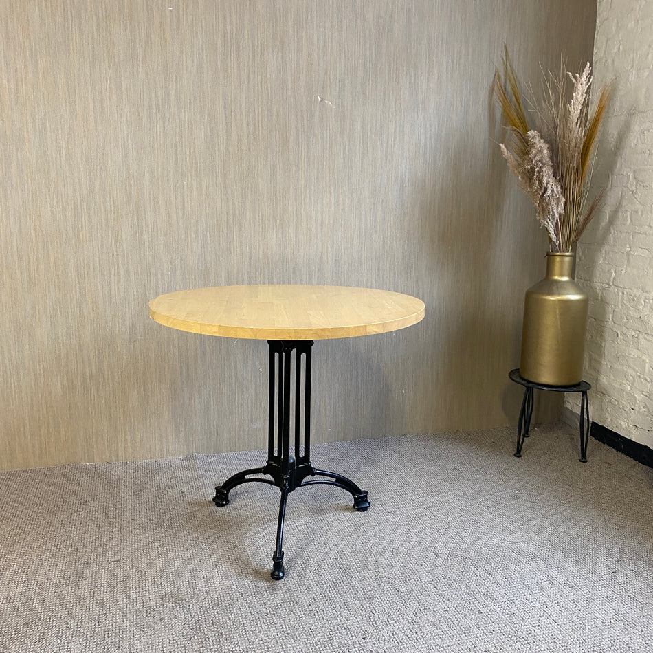 Bistrotisch gebraucht Massivholz Tisch rund 80cm
