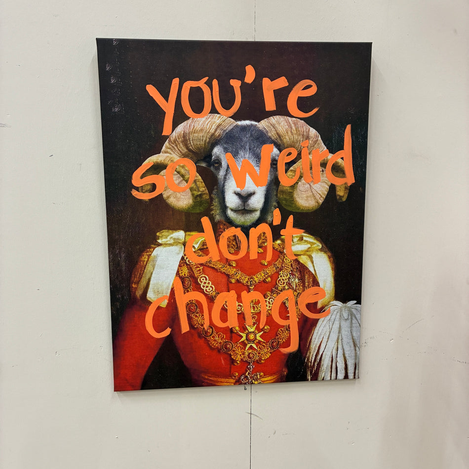 Thomas Klotz "Widder" Kunstdruck auf Leinwand 100x75 Wandbild Deko