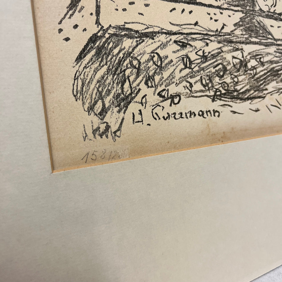 Druckgrafik im Passepartout