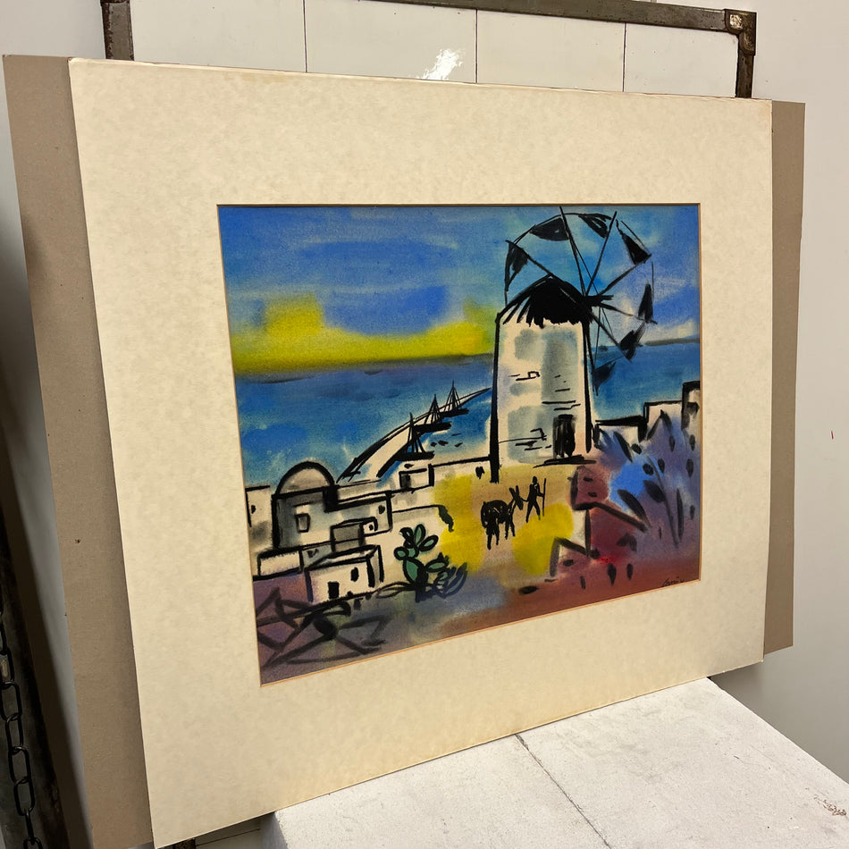 Druckgrafik im Passepartout