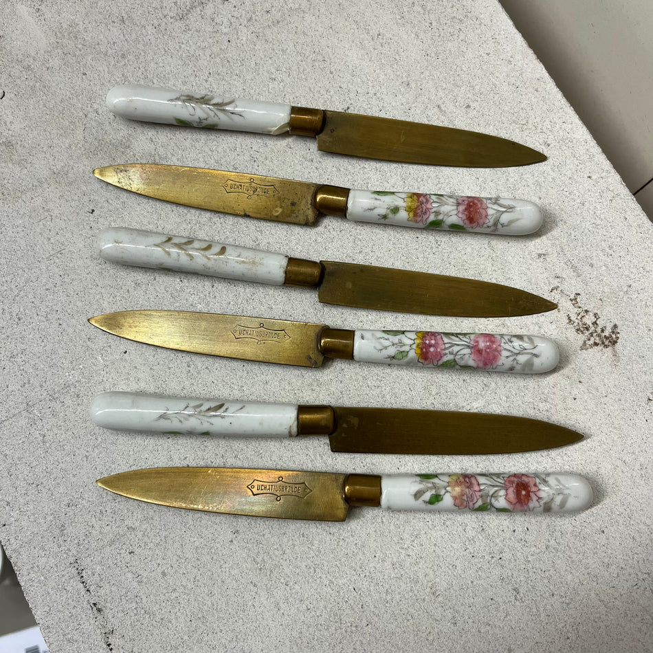 Uchatiusbronce Fruchtmesser Set 6-teilig