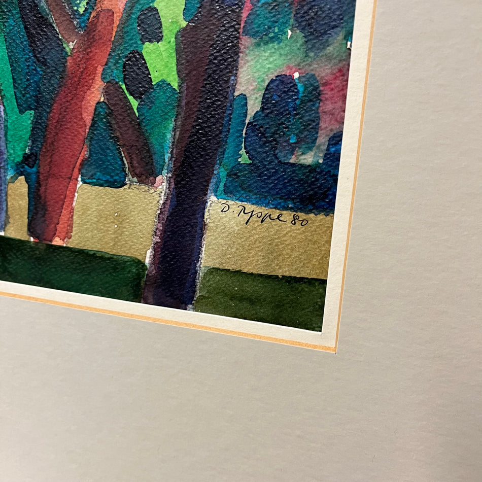 Druckgrafik im Passepartout 1980