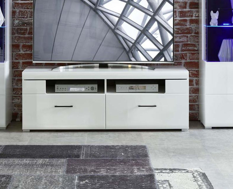 Funny Plus Unterteil klein Weiß hochglanz Lowboard Kommode