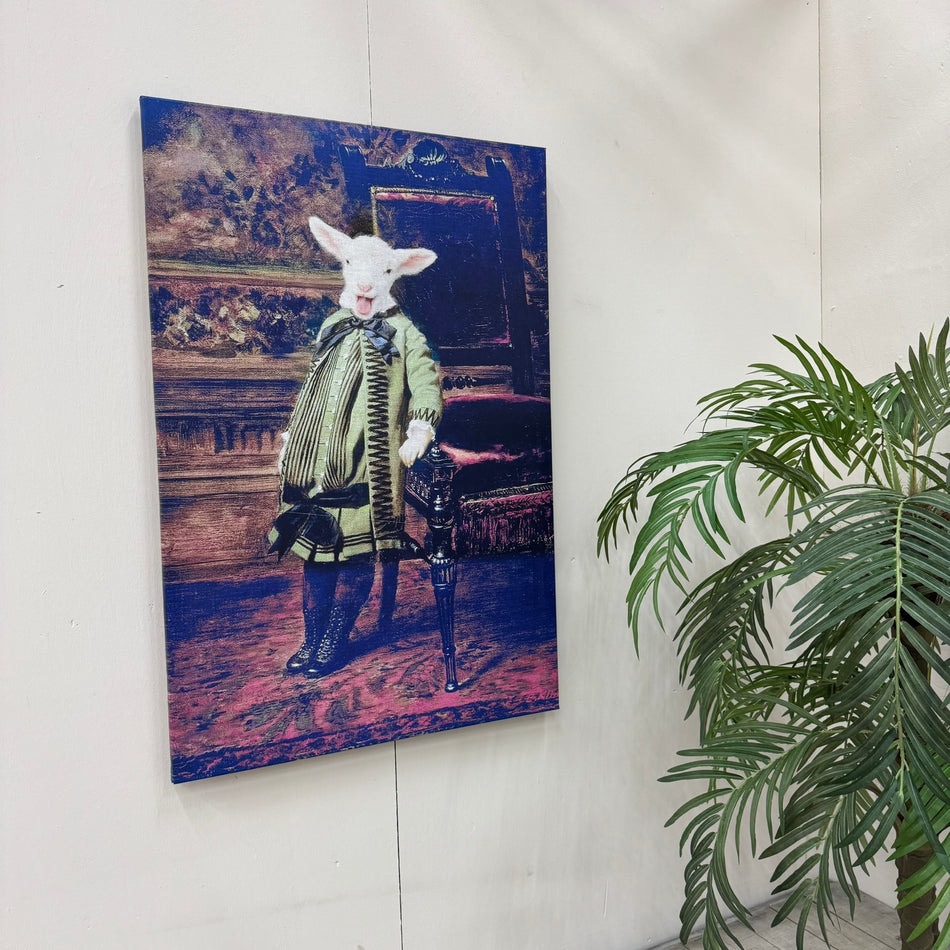 Thomas Klotz "Lamm" Kunstdruck auf Leinwand 120x80 Wandbild Deko