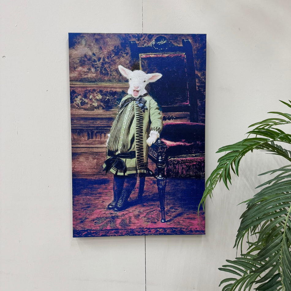 Thomas Klotz "Lamm" Kunstdruck auf Leinwand 120x80 Wandbild Deko