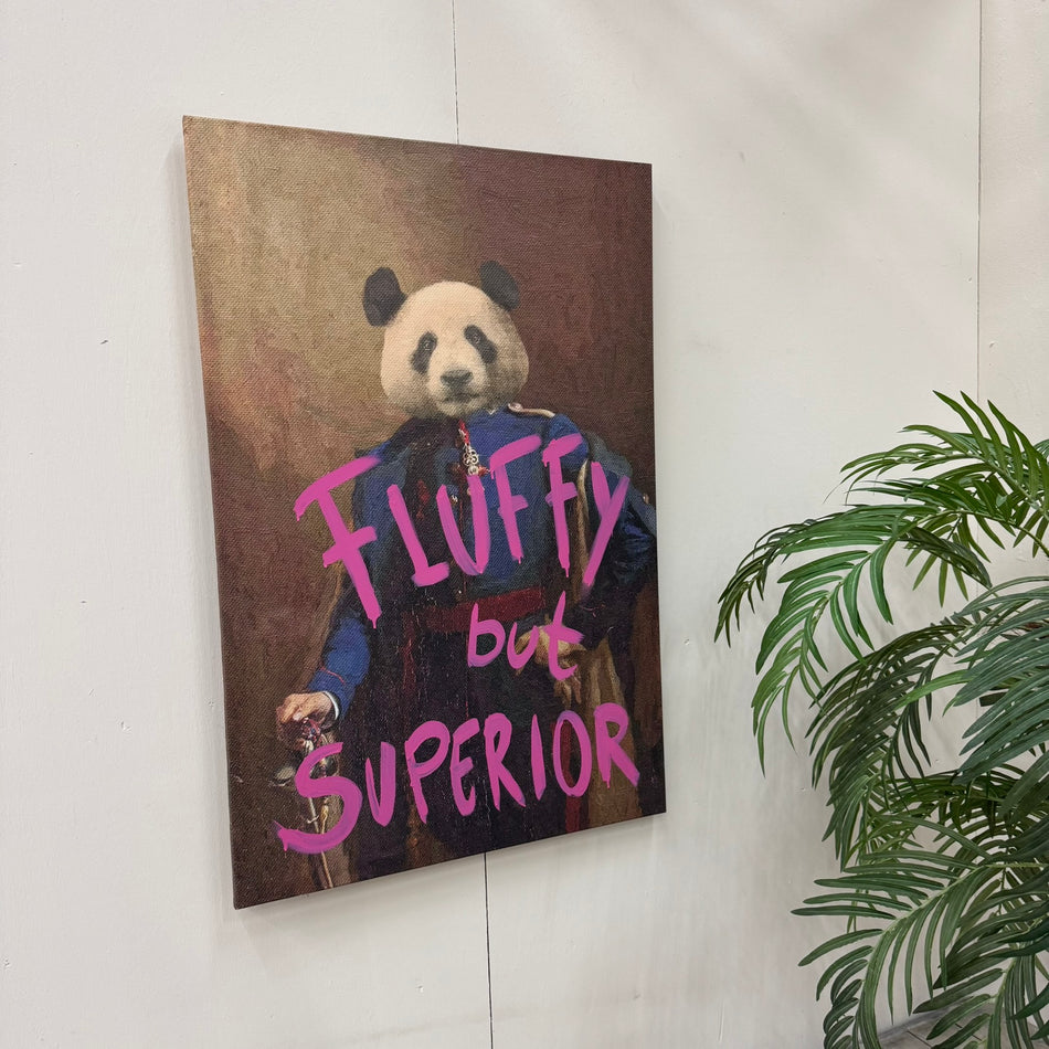Thomas Klotz "Panda" Kunstdruck auf Leinwand 120x80 Wandbild Deko