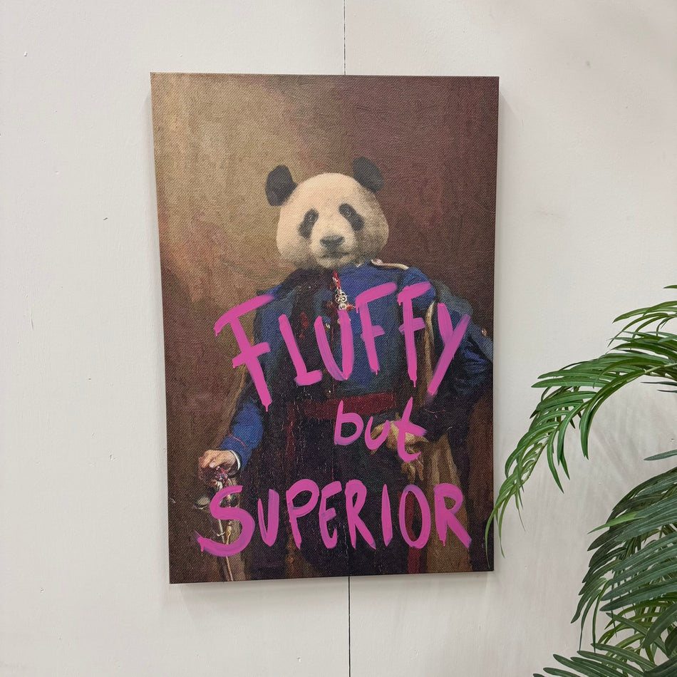 Thomas Klotz "Panda" Kunstdruck auf Leinwand 120x80 Wandbild Deko