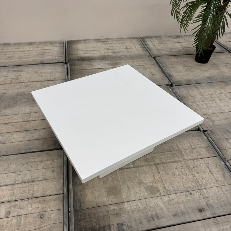Couchtisch Weiß Hochglanz Tisch Modern Wohnzimmer Gebraucht