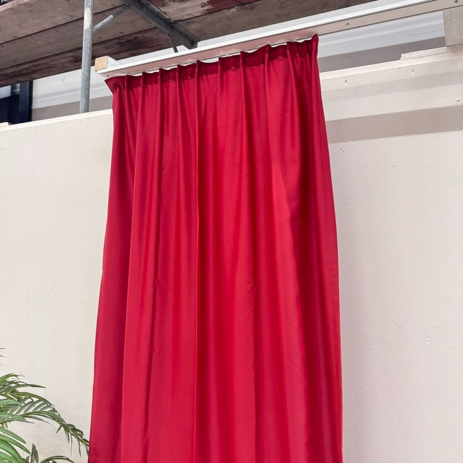 Gardine Rot Matt 180x275 Verdunkler Vorhang Gebraucht