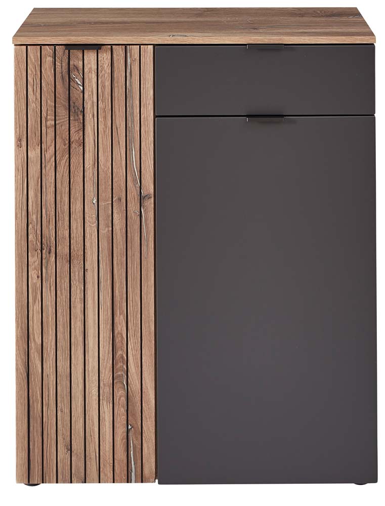 Linea Schuhschrank Flagstaff Eiche / Cosmos Grau