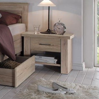 Luca Nachtkommode Eiche San Remo Nachttisch