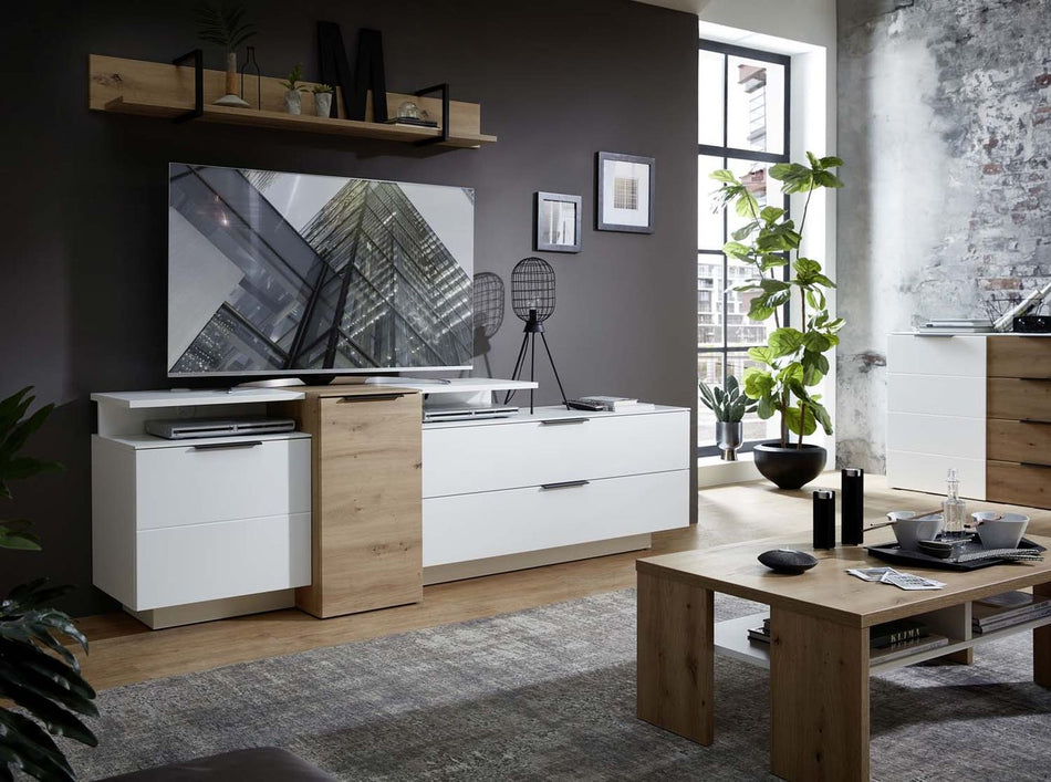 29722 Mediana Unterteil Weiß für TV Lowboard