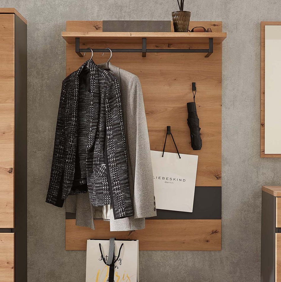 Memphis Garderobenpaneel Artisan Eiche