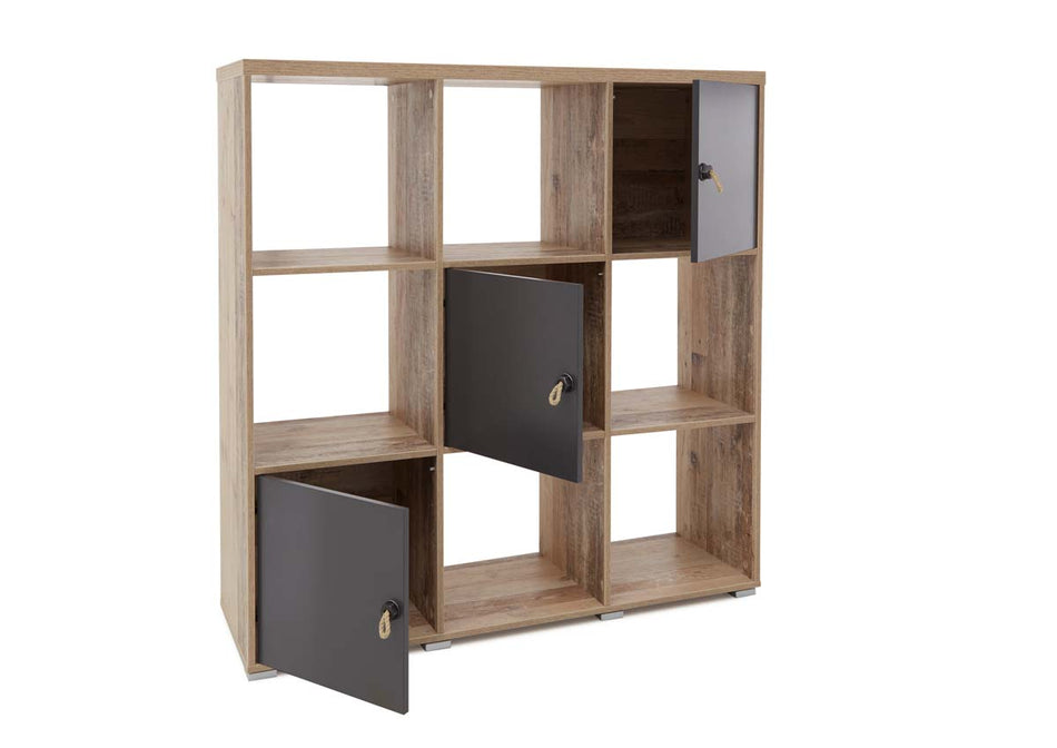 Merlin Regal Old Style Hell Kommode mit Türen