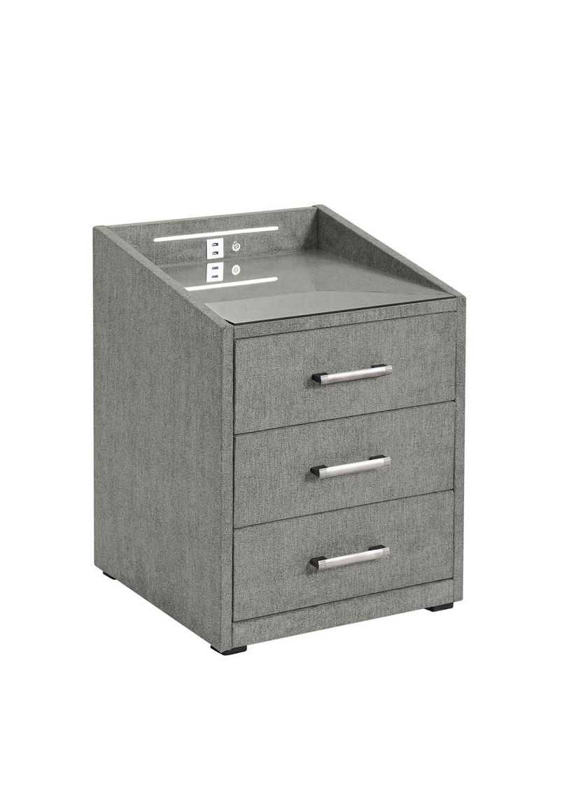 Moon Nachtkommode Uran Dunkelgrau Nachttisch