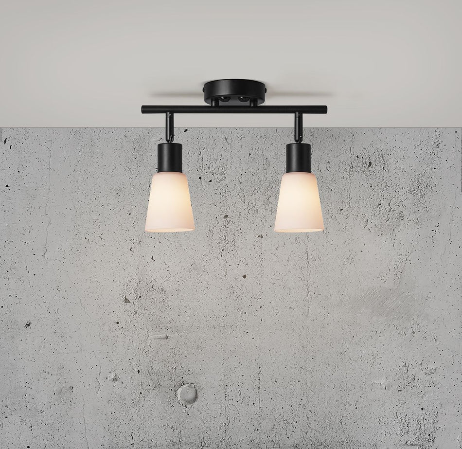 Cole Wandlampe 2-Spot E14 Schwarz Lampe