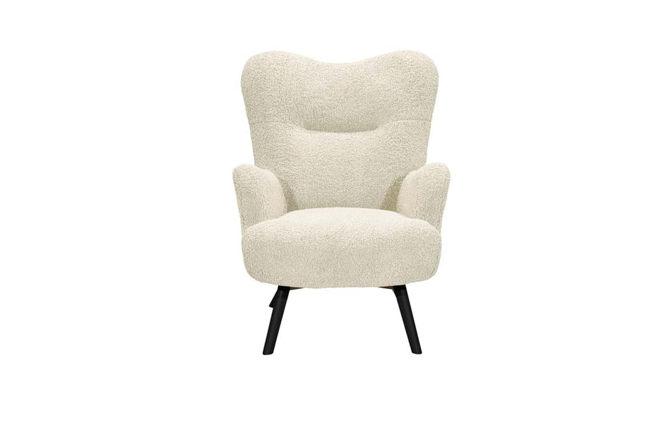 Paddington Sessel Beige / Füße Schwarz Loungesessel