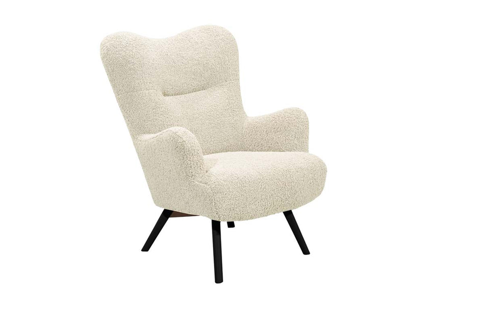 Paddington Sessel Beige / Füße Schwarz Loungesessel