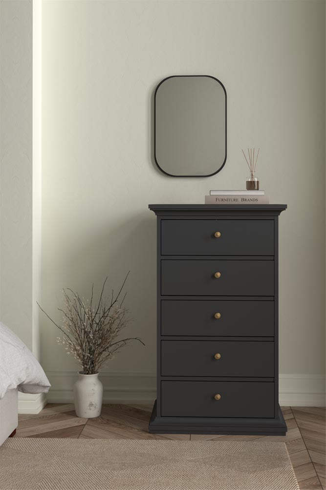 Paris Kommode Grau Matt Holz Neuware