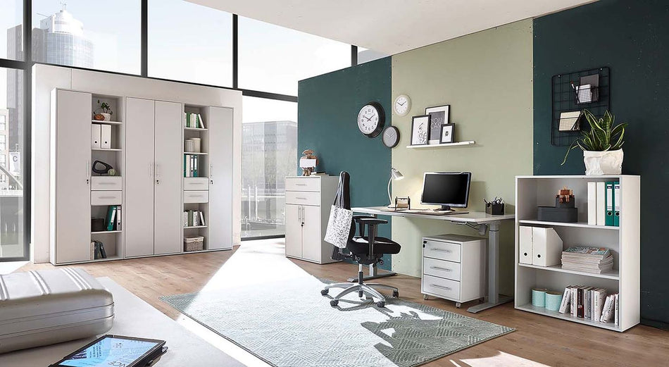 Pronto Aktenregal 6 OH Lichtgrau Regal