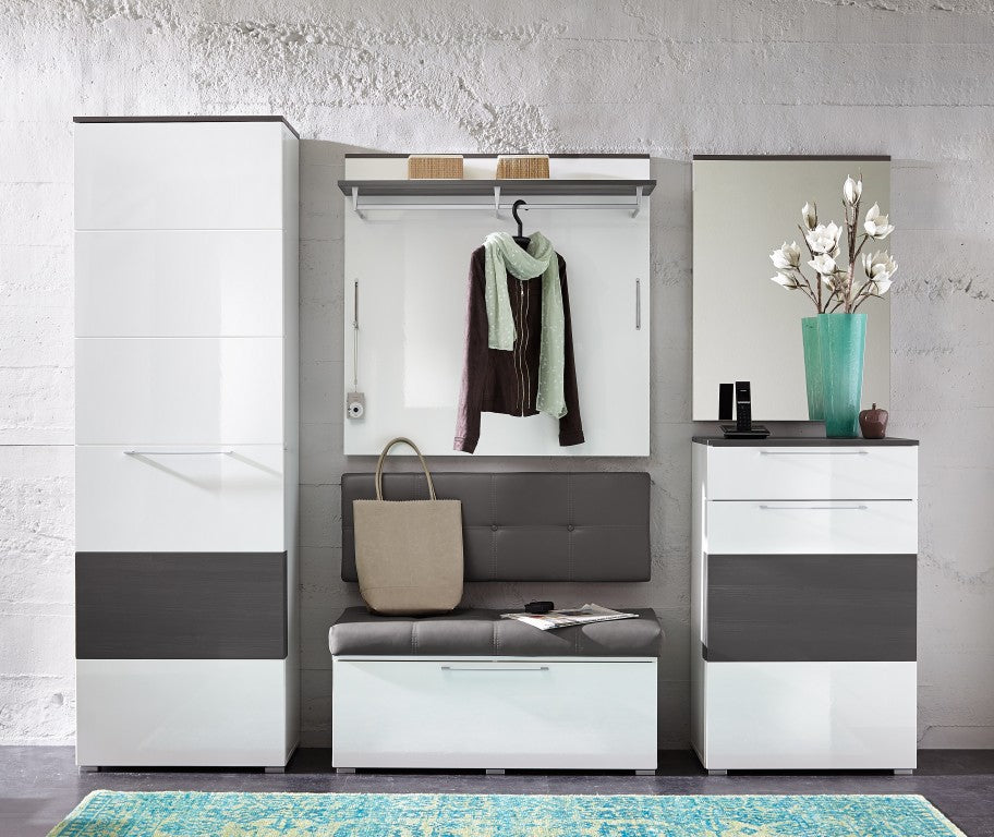 RENO Spiegel Wandspiegel Garderobenspiegel Grau