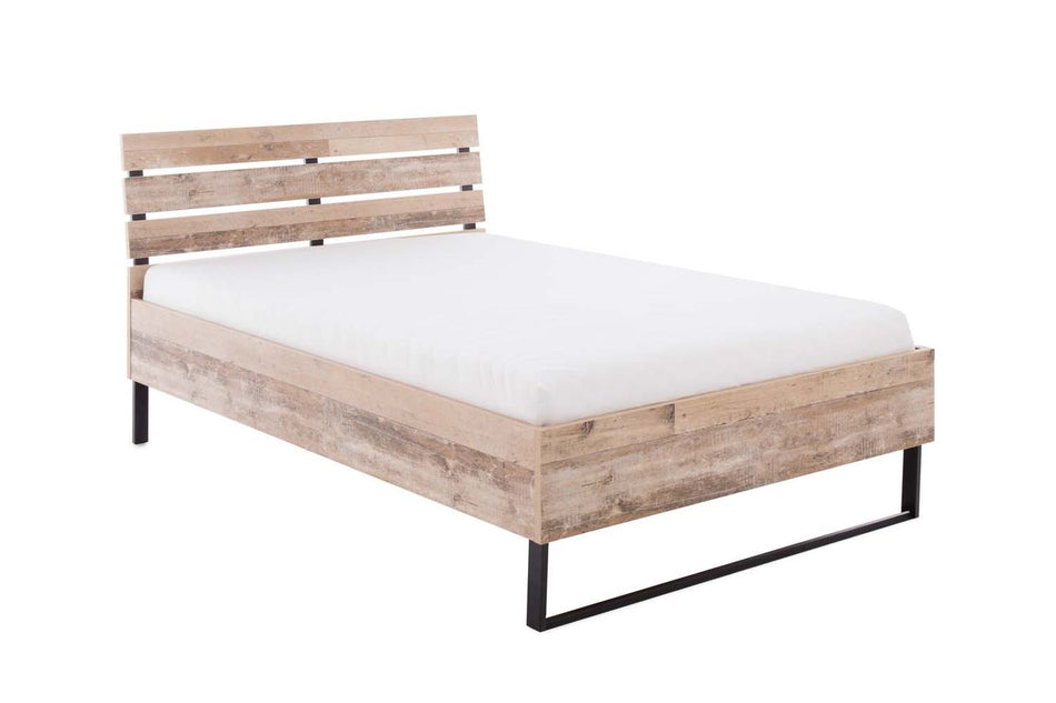 Roof Bett 140x200 cm Old Style hell Bettgestell