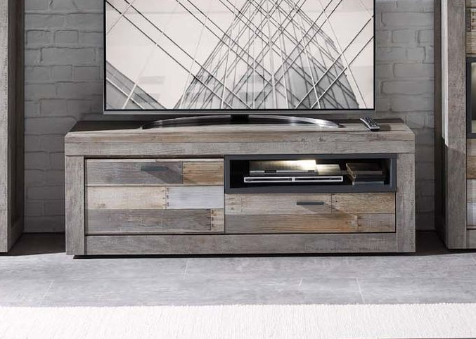 SANTA FE TV Unterteil inkl. Beleuchtung Driftwood Lowboard