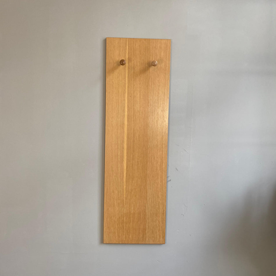 Garderobe Vollholz 2 Haken 40x8x130 Wandgarderobe