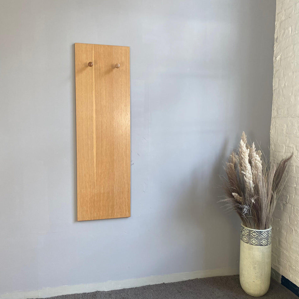 Garderobe Vollholz 2 Haken 40x8x130 Wandgarderobe