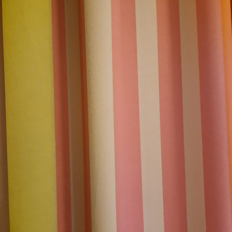 Gardine Vorhang Verdunkler gebraucht bunt gestreift 240x80cm