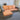 Sofa mit Recamiere gebraucht orange gepolstert Couch