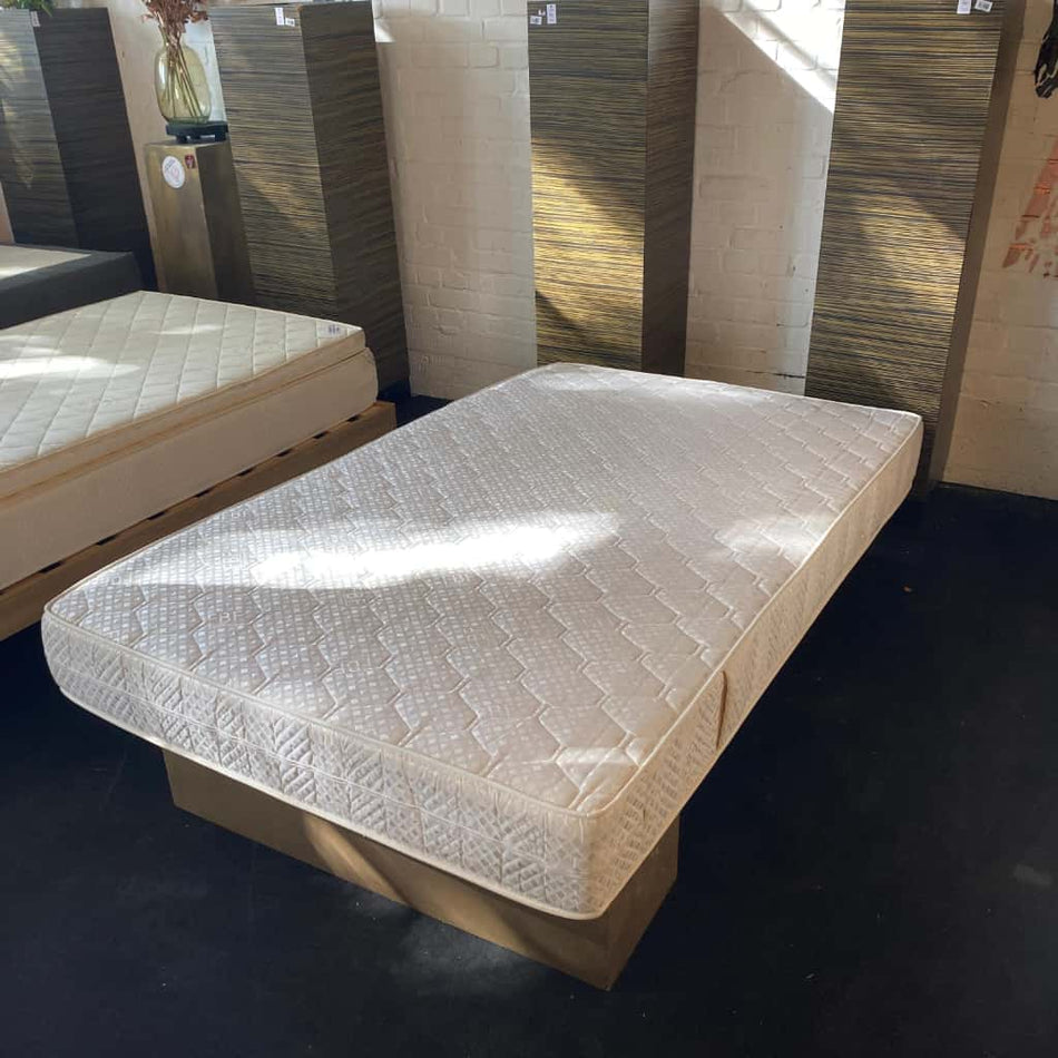 FBF Federkern Matratze gebraucht weiß 120x200 Einzelmatratze
