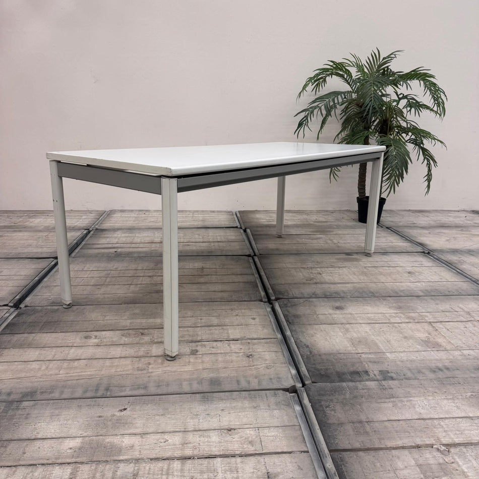 Vario Schreibtisch Weiß 160x80 Tisch Bürotisch Gebraucht