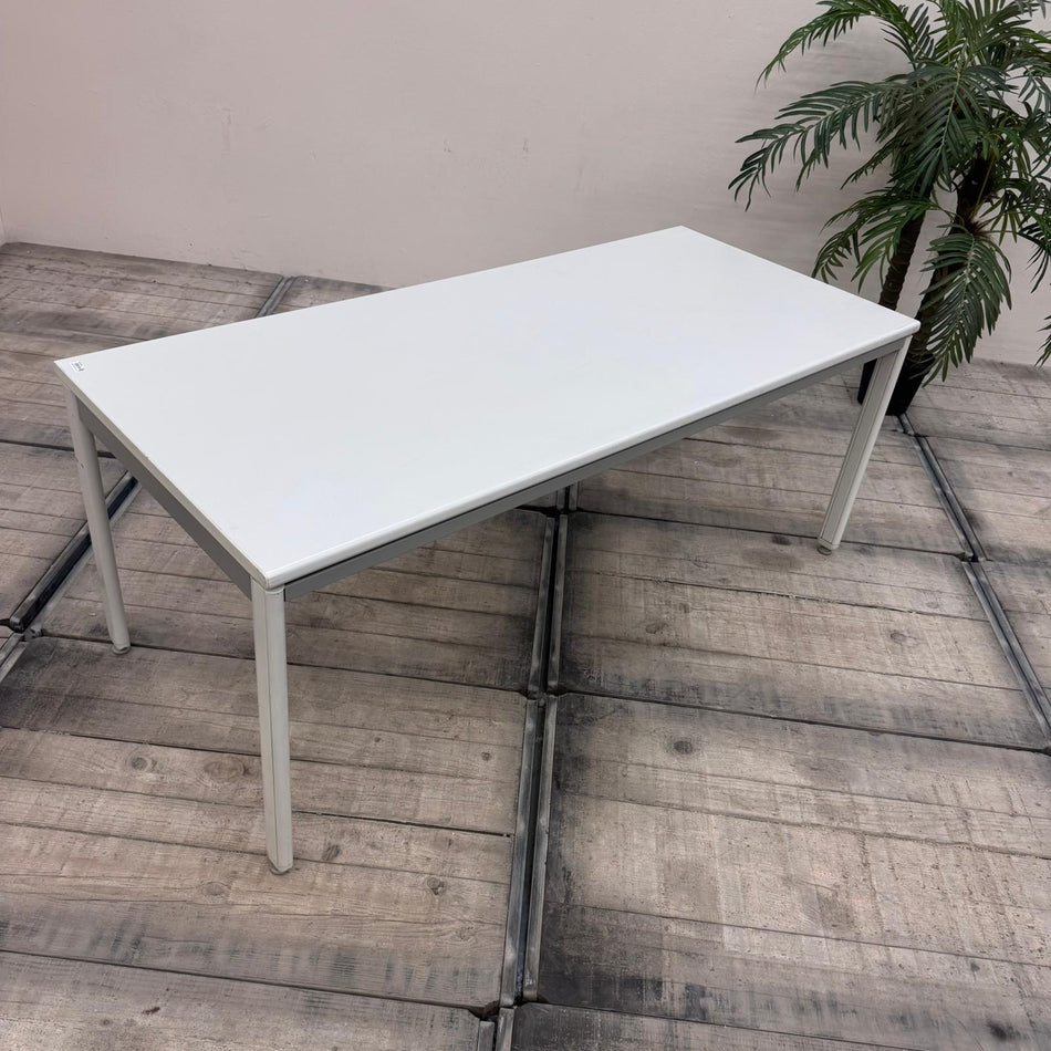 Vario Schreibtisch Weiß 160x80 Tisch Bürotisch Gebraucht