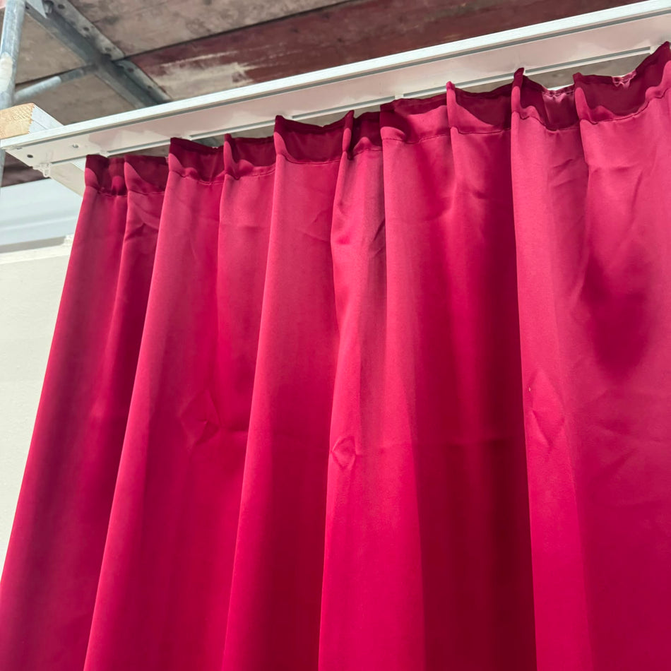 Gardine Dunkelrot 90x270 Verdunkler Vorhang Gebraucht