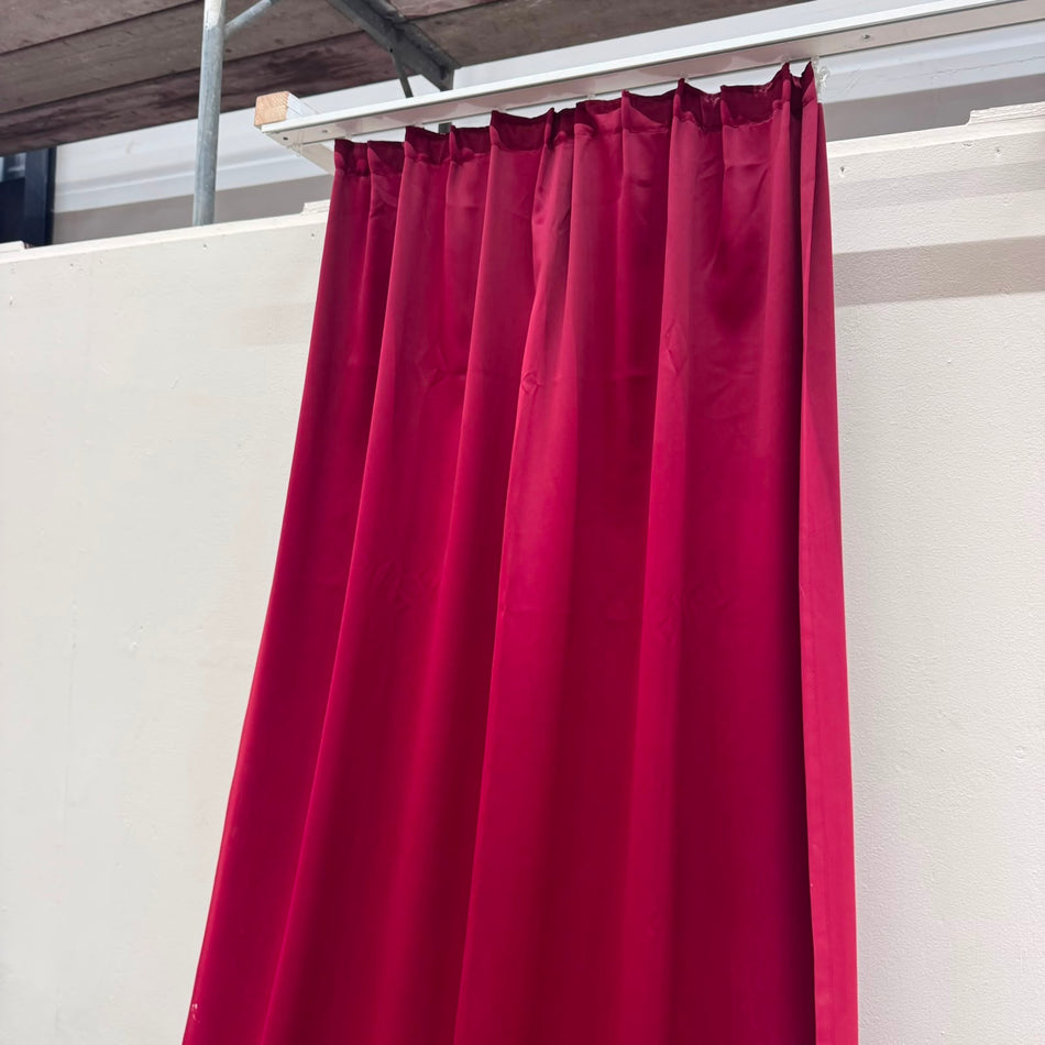 Gardine Dunkelrot 90x270 Verdunkler Vorhang Gebraucht