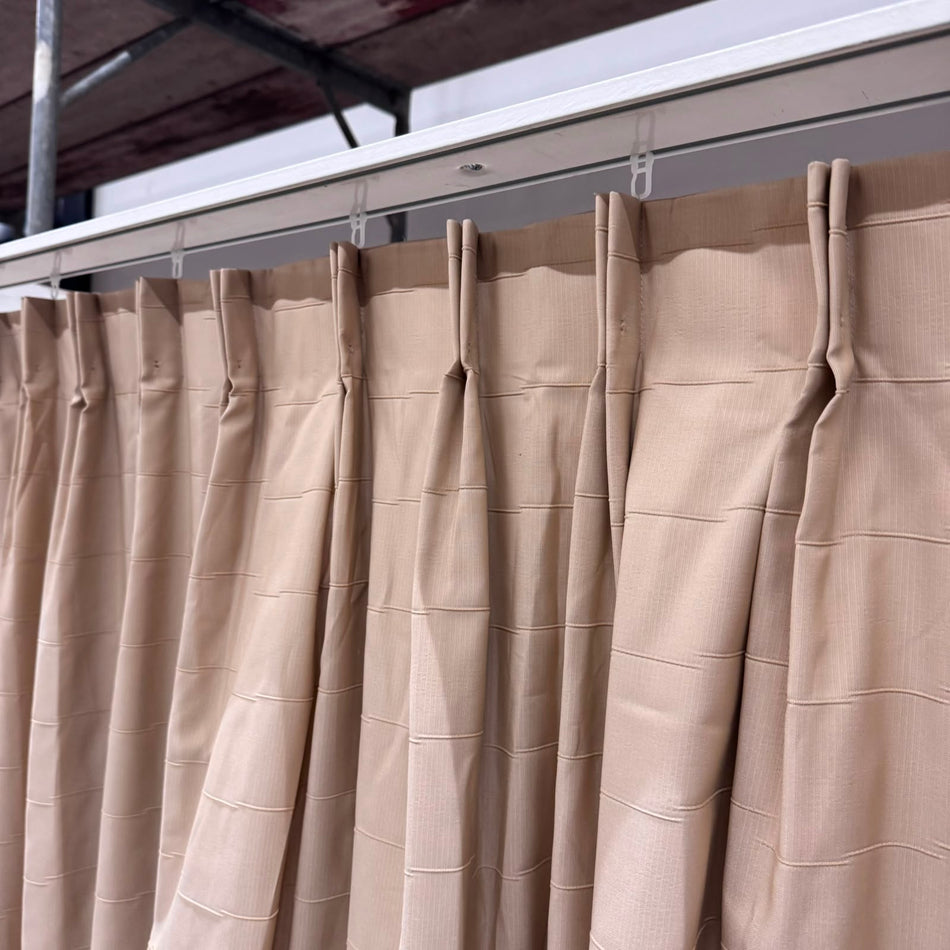 Gardine Beige Floral 230x255 Verdunkler Vorhang Gebraucht
